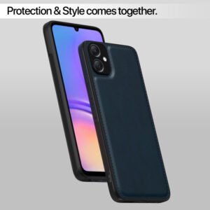 Samsung A05 Leather Back Case - Image 4